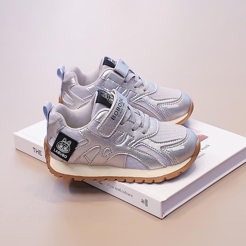 Girls shoes sports shoes 2025 spring and autumn new girls soft-soled Forrest Gump shoes children's casual shoes boys' running shoes