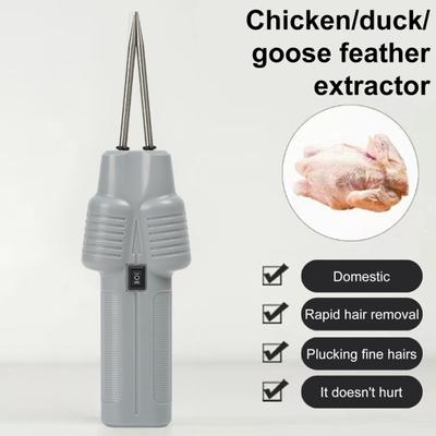 Electric Quick Chicken Plucker Portable Handheld Poultry Feather Remover Rechargeable Small Automatic Hair Puller Machine Waterproof Efficient
