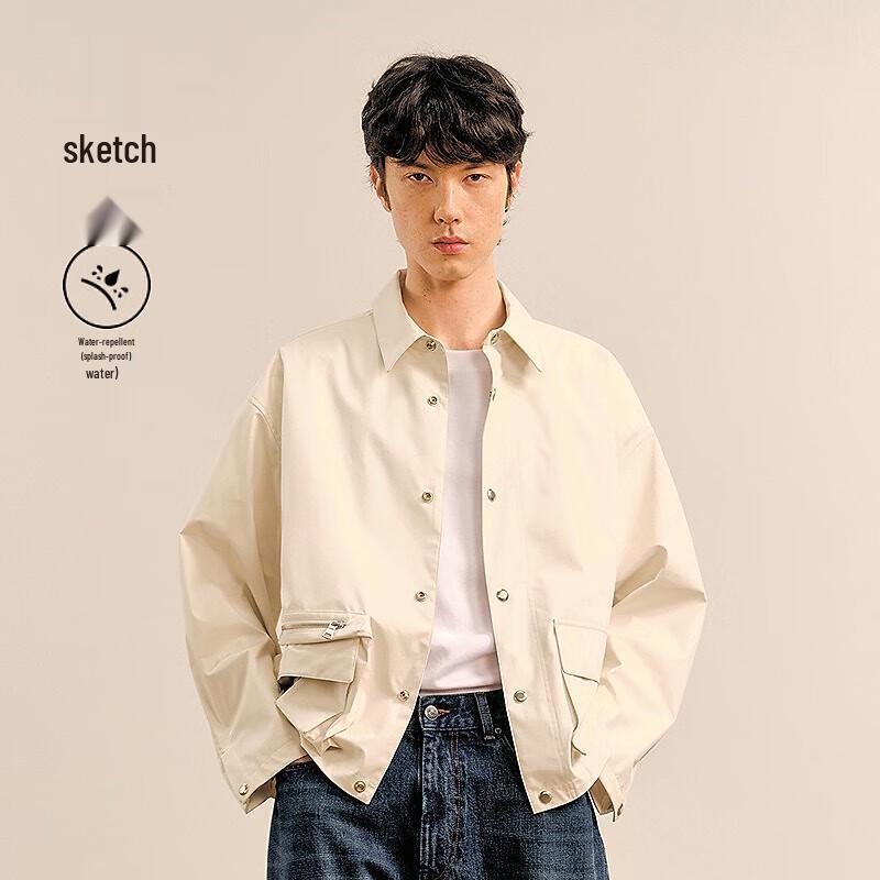 

CROQUIS Men s 2024 Autumn Loose Casual Long-Sleeve Jacket 9O7611280 L