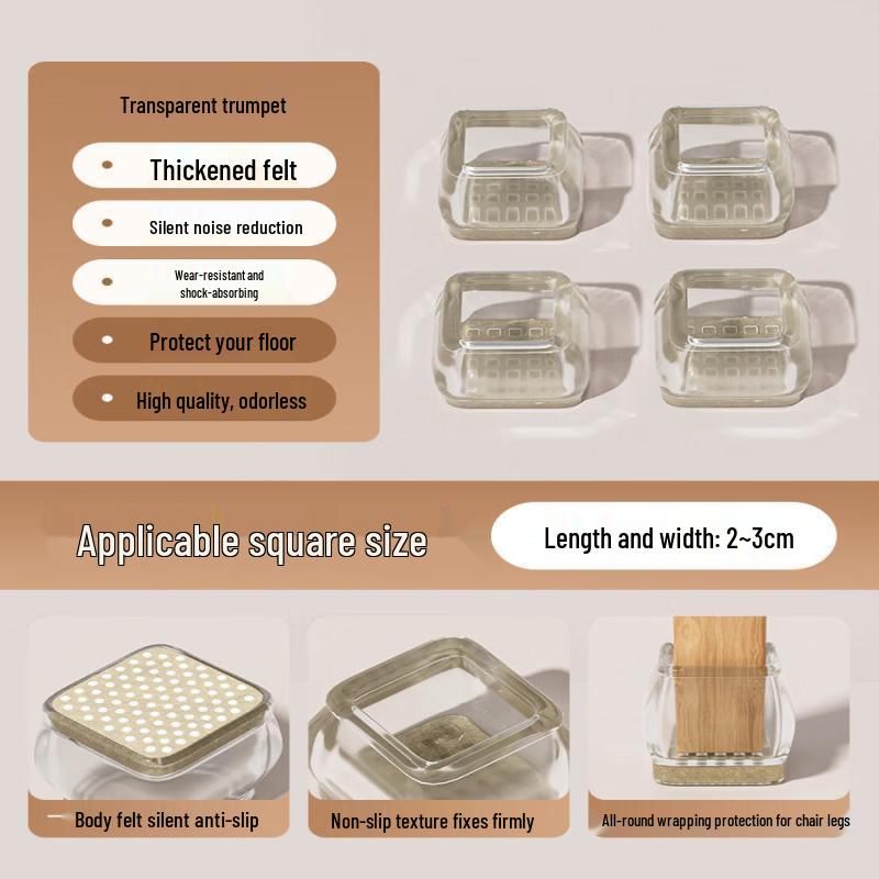 LIEI Silicone Furniture Leg Protectors
