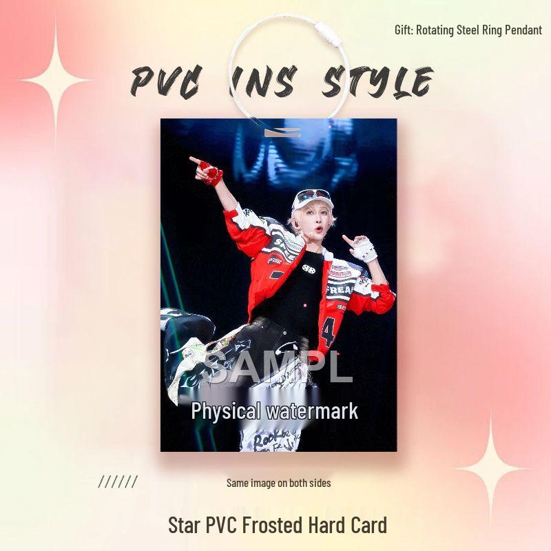 

Liu Yu Concert PVC Mini Card & Personalized Pendant Décor PVC Frosted Hard Card (7cm x 10cm)