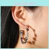 Waterdiamond Gothic Skull Earrings For Women With Vintage Animal Design Pattern