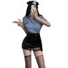 Xian Yi Sexy Uniform Sexy Temptation Police Buttocks Skirt Female Police Passion Clothes Free Cosplay Clothing 507