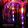 Cross-border Solar LED Jellyfish Garden Light, Waterproof, 7-Color Fiber Optic, Outdoor Lawn Decor.