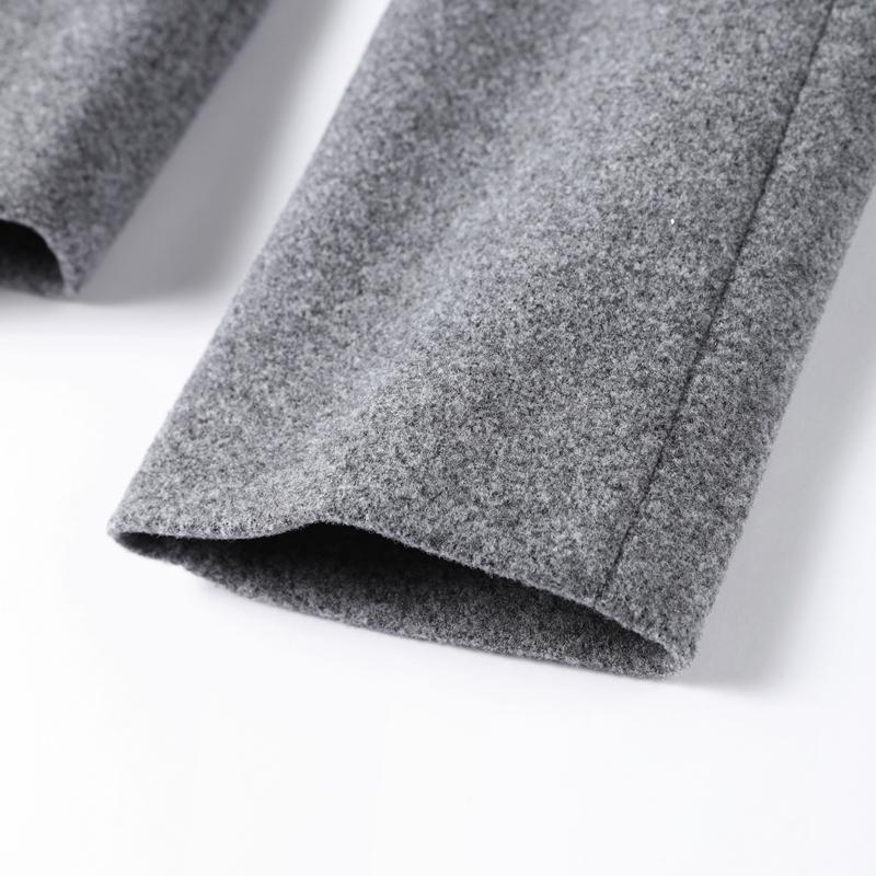 Woolen Blazer Coat Skirt Sets Women Notched Button Up Slim Jacket Zipper Skirt Suits 2 Pieces Female 2025 New Elegant Thicken Spring Autumn Set