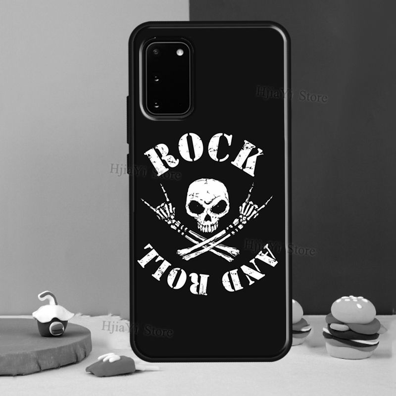 

Рок-ролл череп для Samsung Galaxy S21 S22 Ultra S20 FE Note 20 Ultra S8 S9 S10 Note 10 Plus чехол для телефона Galaxy S8