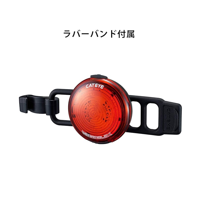 CAT EYE WEARABLE X CLIP-ON LIGHT Rechargeable Safety Light 544-2601 SL-WA100 Bicycle Light
