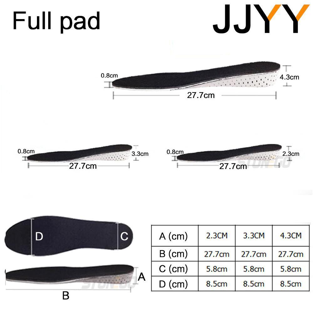 1 Pair Height Increase Insoles for Shoes - Memory Foam Elevator Invisible Heel Lift Inserts for Men & Women