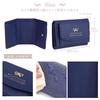 Jewel Beauty's Select Mini Wallet, Compact, with Ribbon Charm, Cute, Large Capacity, Easy-to-See Coin Purse, Stylish, Foldable, Water-Repellent, Mini