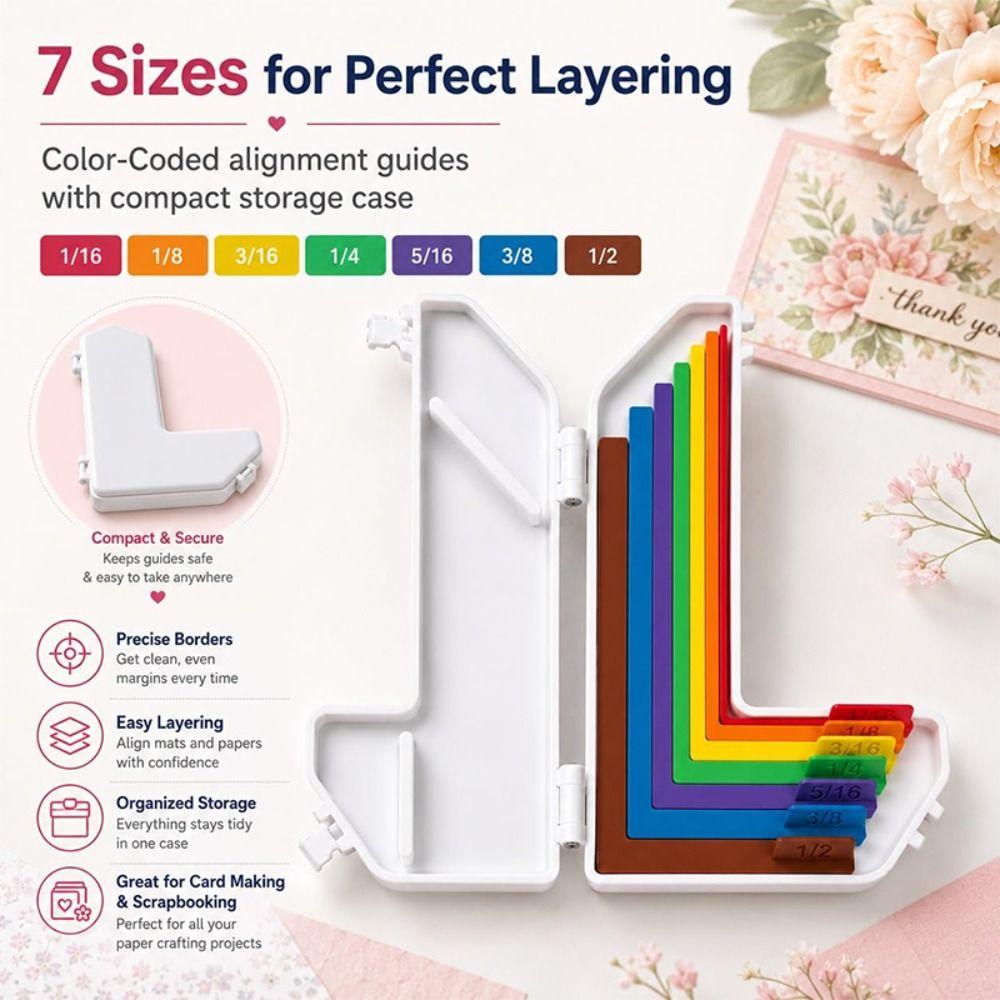 Precision Layering Precision Alignment Rulers Multi-size Spacing Locator Tools  Border Crafting