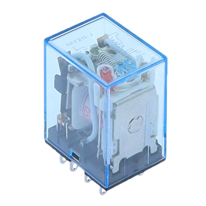 1pcs MY2P HH52P MY2NJ Relay Coil General DPDT Micro Mini Electromagnetic Relay Switch with LED AC/DC 110V 220V 380V 12V 24V 36V Relays 5