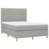 VidaXL Sommier à Lattes de Lit avec Matelas et LED, Lit Rembourré, Lit Double, Lit Adulte de Chambre à Coucher Intérieur, 3135509