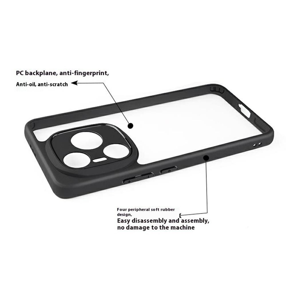 For Honor Power 5G Case Shockproof PC + TPU Clear Back Phone Cover