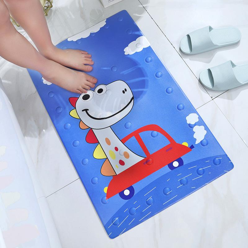 Ins Kreskówkowy Dywanik Łazienkowy Antypoślizgowy Dywanik Pod Stopy Przyssawka Wodoodporny Dywanik do Kabiny Prysznicowej Dywanik do Wanny