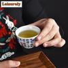 1/6pc Handamde Walnut Wood Coasters Creative For Coffee Cups Household Anti-scald Placemats Tieguanyin Chinese Teaset Decoration