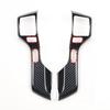 For TOYOTA 4Runner 4 Runner 2010-  CarbonFiber Steering Wheel Trim Direction Control Button Frame Cover Styling Accessories