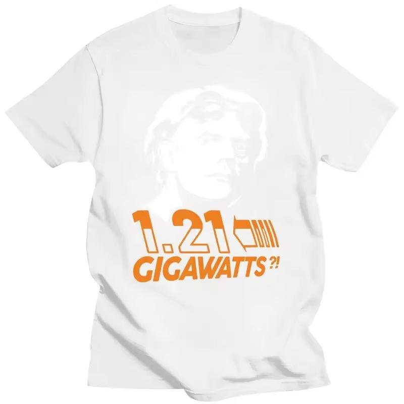 Unisexs Clothing Doc Brown Back To The Future Back To The Future  Gigawatts Fun Tops Tee T Shirt oversized  vintage aesthetic S