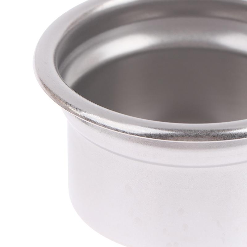 58mm Edelstahl Vier-Tassen-Pulverschale Kaffeemaschinen-Griff Filterkorb Wiederverwendbare Kaffeefilter