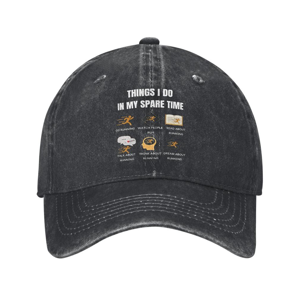 Wing Foiling Surfing Baseball Cap Vintage Distressed Cotton Things I Do In My Spare Time  Sun Cap Unisex Women Outdoor Hats Cap