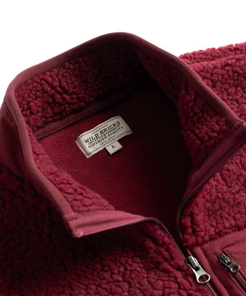 Wild Bricks W24 Fleece Jacket (Red)