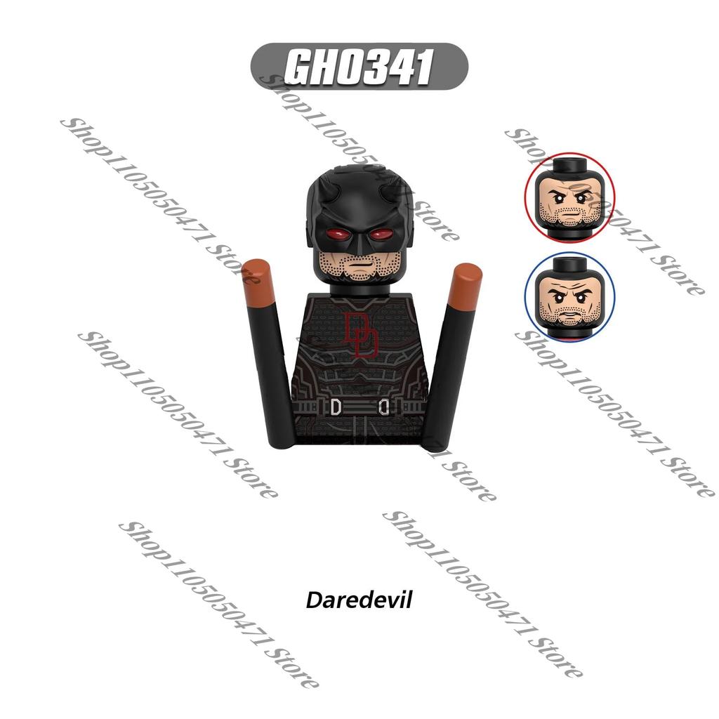 Hot-toys Marvel MINI action character Black Panther Deadpool Wolverine Thor building block brick toy children's gift