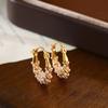 Exquisite Pearl Hoop Earrings: Elegant, Lightweight, Fashionable Design for Women