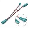 Illuminated Led Ac/Radio Cable Y-Adapter Splitter For Bmw F30 3 4 M3 M4 Lci