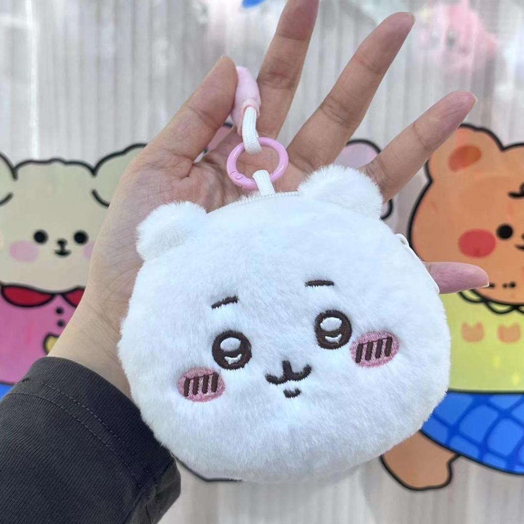 Chiikawa Cartoon Usagi Hachi Ji'i Plush Pencil Case - Cute, Large Capacity Storage