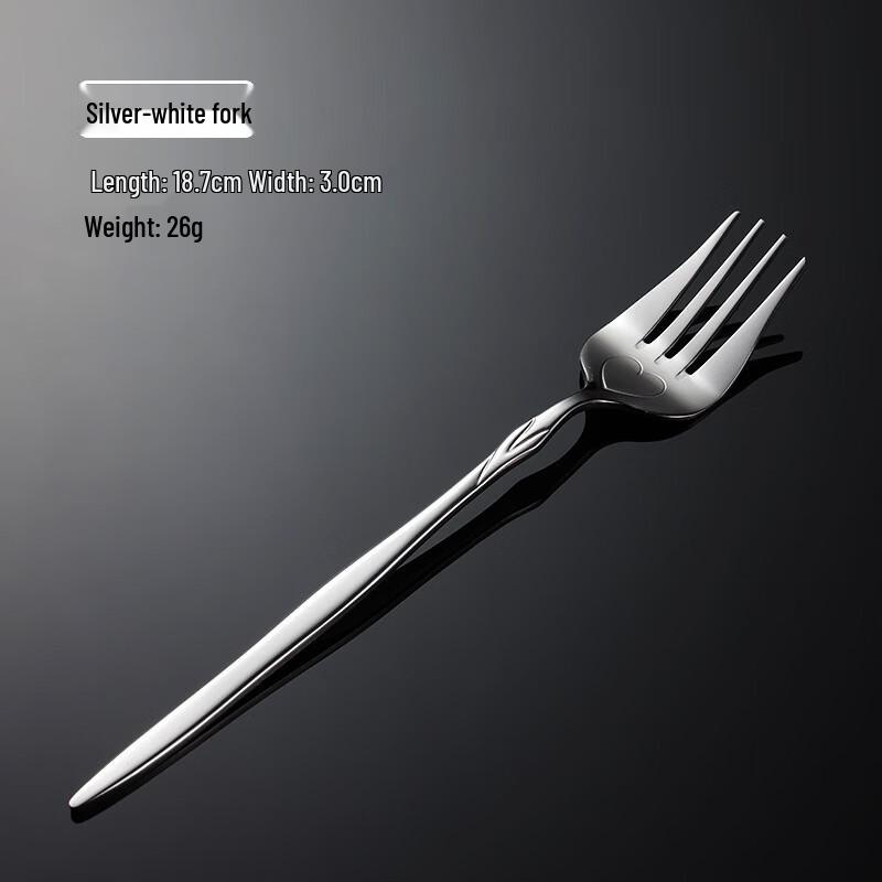 Qianxing Rose Floral Stainless Steel Cutlery Set