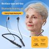Q80 High-End Neckband BTE Hearing Aid for Elderly & Youth, Large Battery, Anti-Loss, Bluetooth Noise Reduction