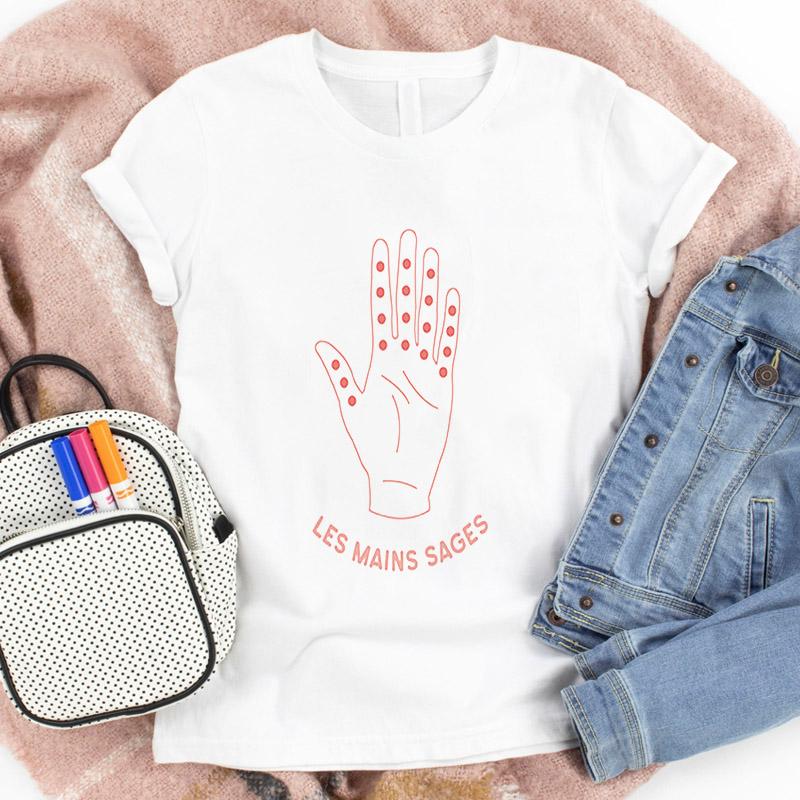 

Casual Simple Women Tshirt Creative Round Neck Harajuku Style Top Cute Print Loose Tshirt Short Sleeve Female T-Shirt Kawaii Tee XXXL білий