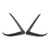 Pack of 2 Carbon   Fog Light Throwers for Car Accessories, Front Fog Light Thrower Cover, Self-adhesive, Scratch  , Water