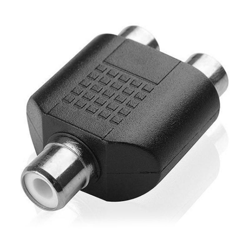 3.5mm Male To Female 2RCA Auditory Connector Computer TV 3.5 6.5 Plug Female Auditory Adapter