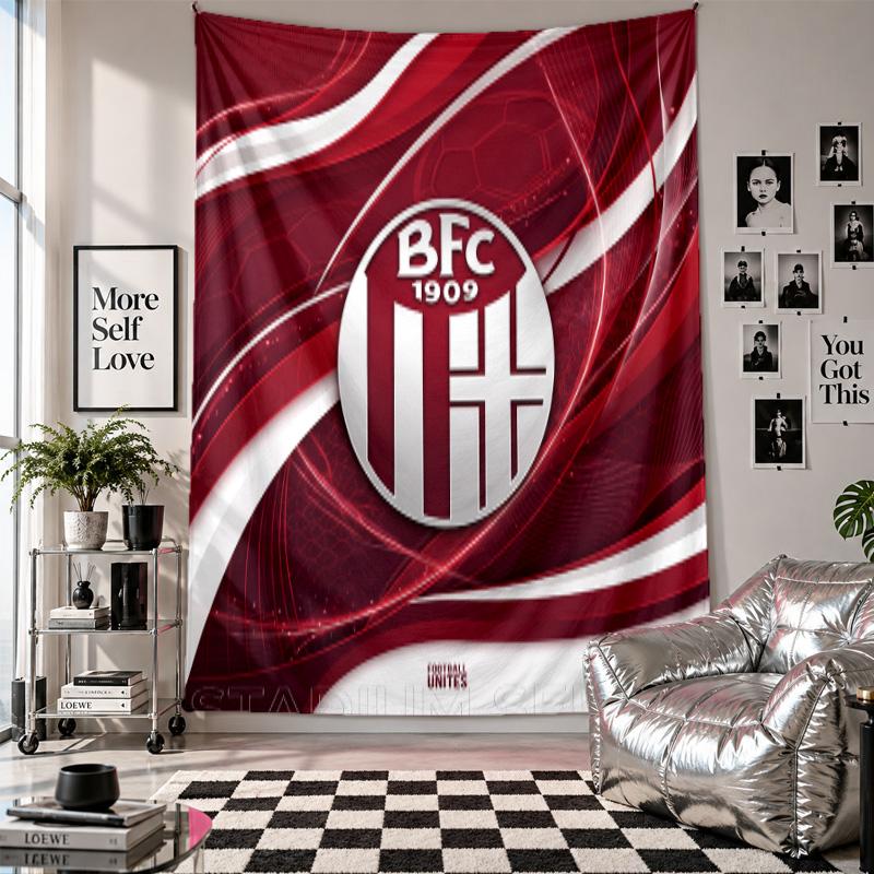 Bologna FC Wall Tapestry Home Decor Wall Hanging Cloth for Bedroom Living Room Background
