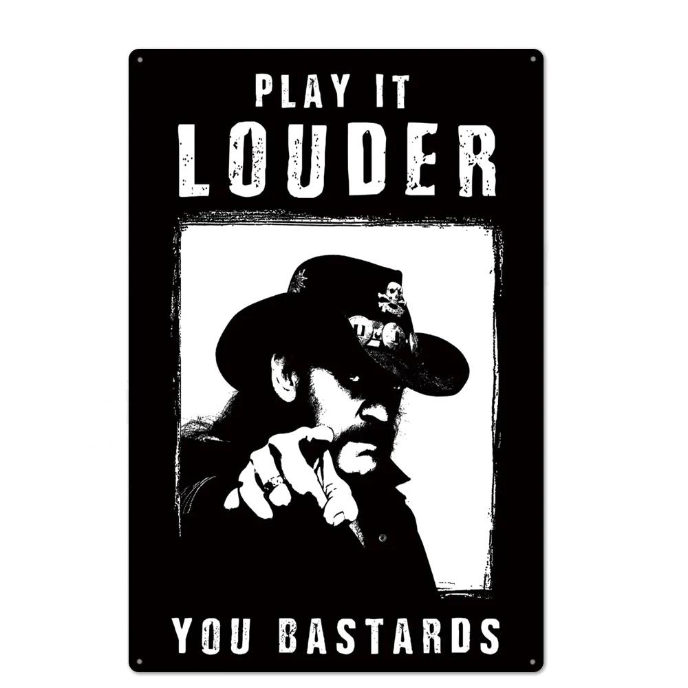 FJ Metal Tin Signs Decor Rock Roll Vintage Metal Sigsn Plaque Metal Posters Retro Rock Home Bar Wall