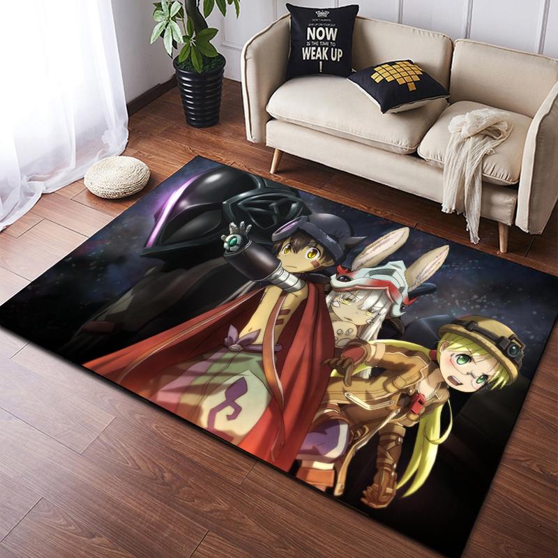 Anime Made In Abyss Carpet Kitchen MatEntrance Doormat Bedroom Floor Decoration Living Room Carpet Bathroom Anti-slip Rugs