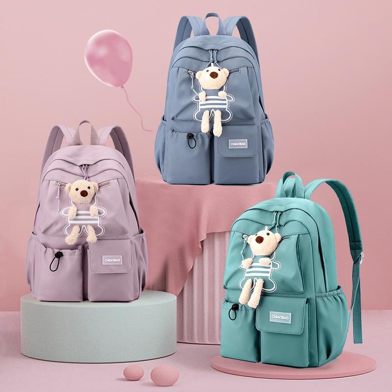 Girl School Bag Back Pack ForTeenager Women Children Female Pink Schoolbag Primary High Bagpack Class Teens Child KidsBackpack