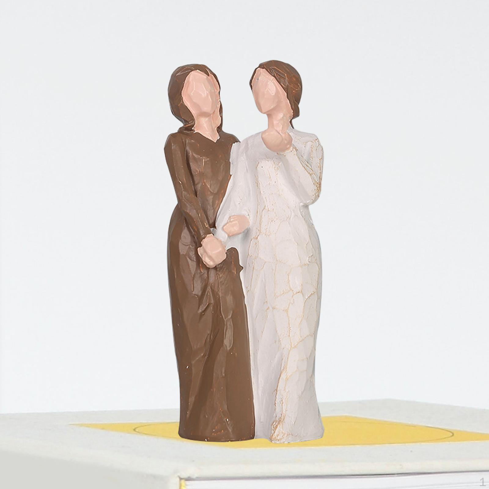 

Статуэтка Дружбы для женщин, Оригинальный подарок Лучший 2 Sisters
