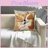 Dog Plush Pillow Cover For Sofa Bed Lounge Car Office Support Cushion