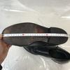 70s-80s Vintage Felt Tongue Leather U-tip McKay Construction 9 26.5-27.0 Black Maker Unknown Business Dress shoes(USED)