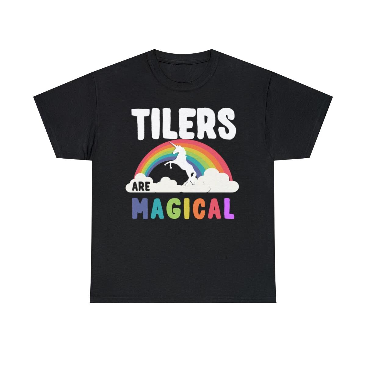 Tilers Are Magical Short Sleeve Graphic T-Shirt, Sizes S-5XL 2XL