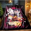 Cityscape Hazbin Nightmares Blanket Flannel Throw for Sofa, Indoor, Camping, Living Room, Office, Chair, And Bed Soft Birthday Gift