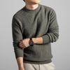 Men's Winter Cashmere Jacquard Sweater - Soft, Warm, Fashionable, and Comfortable Round Neck.