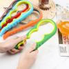 Bottle Opener Cap Twister Four-in-One Jar Lid Opener Anti-Slip Grip Easy Twist Off Caps Multiple Colors Kitchen Gadget
