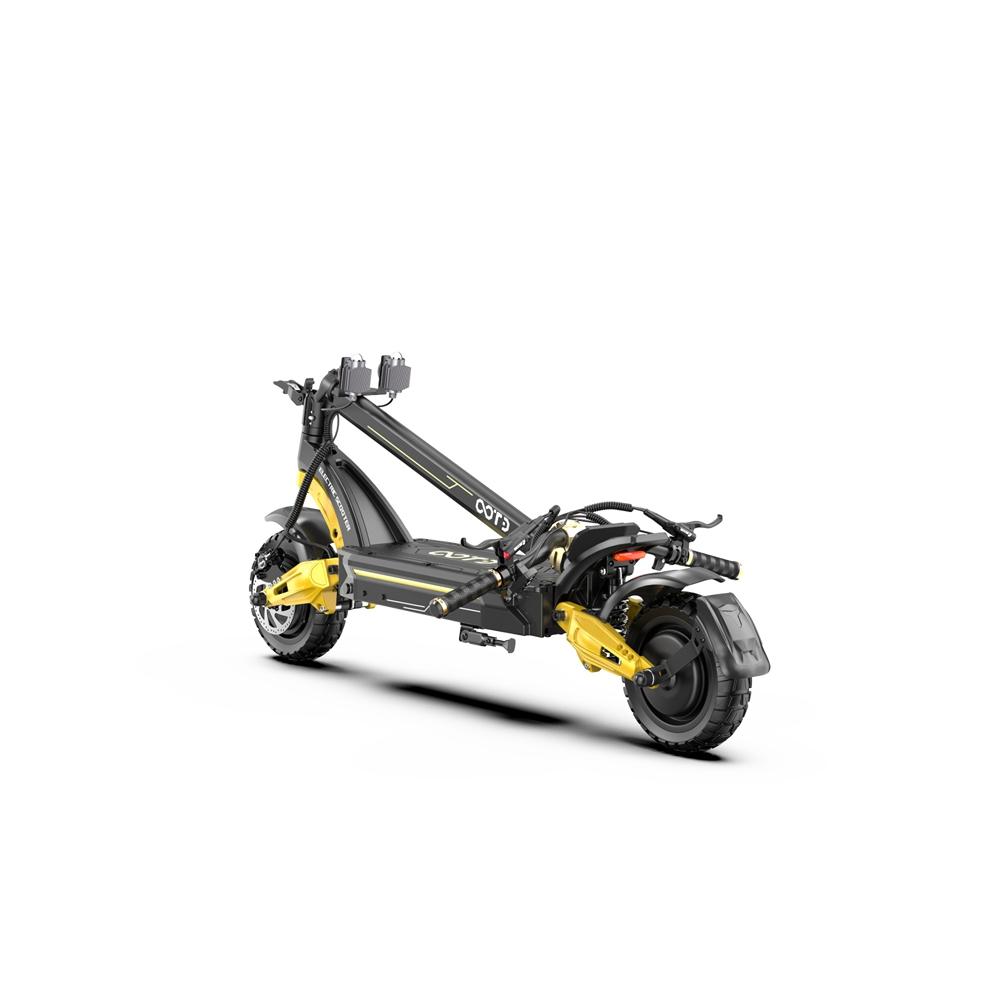 OOTD S30 App-controlled Smart Electric Scooters 1200W*2 Motors 52V 23.4AH Maximum Load Capacity 120kg IP54 Waterproof