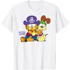 Garfield Pirate Garfield and Odie Scared Halloween Cat T-Shirt