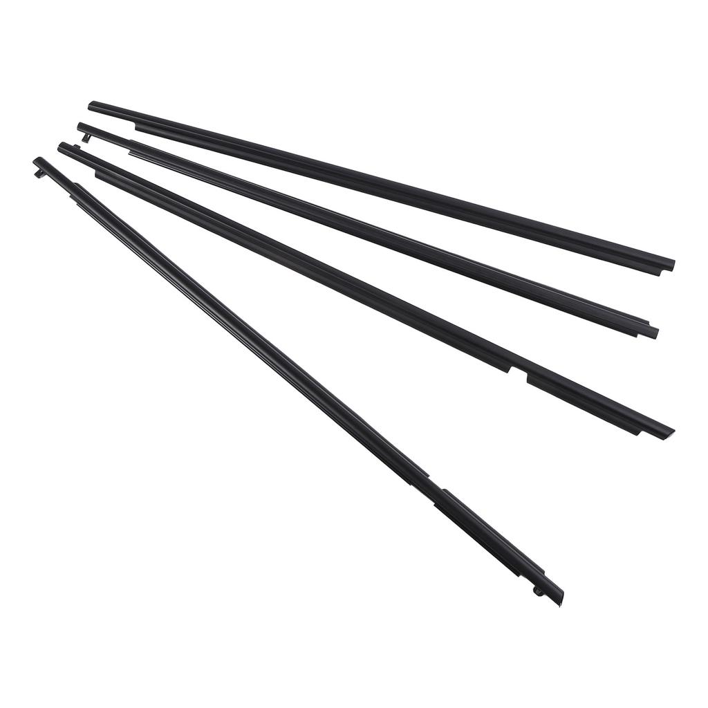 Car window rubber strips premium strips for front and rear wind and rain