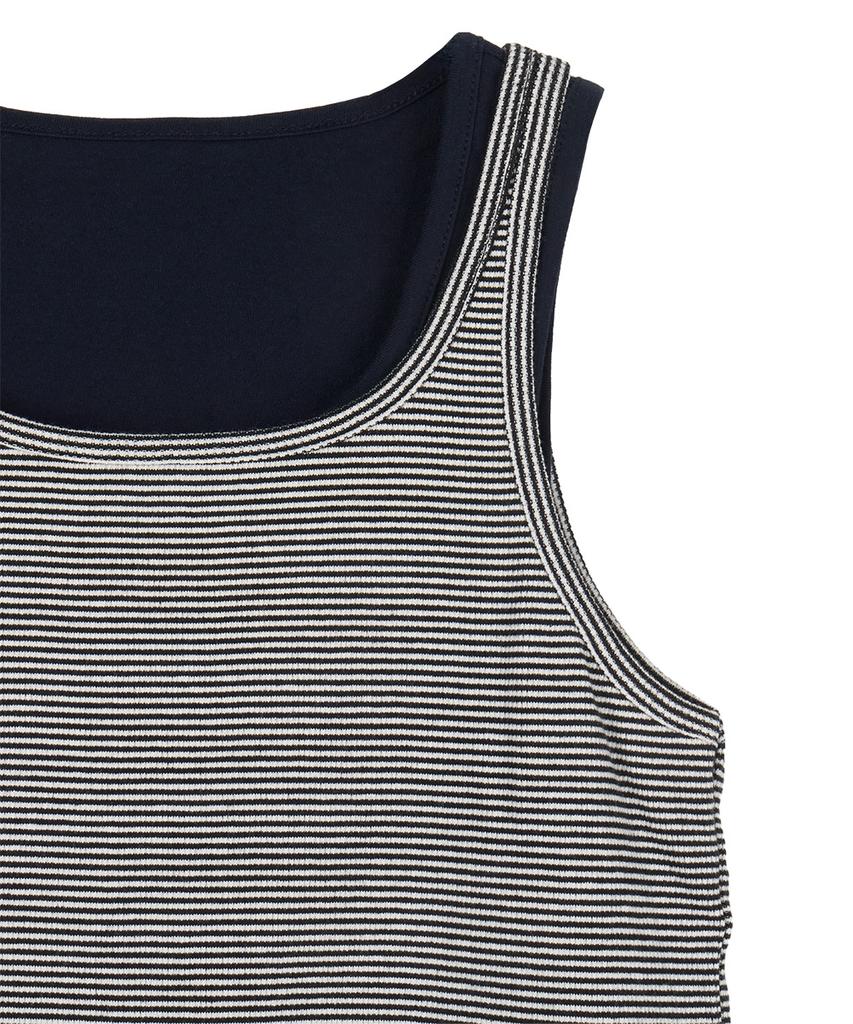 Dandel Dd Layered Rib Sleeveless (St Navy)