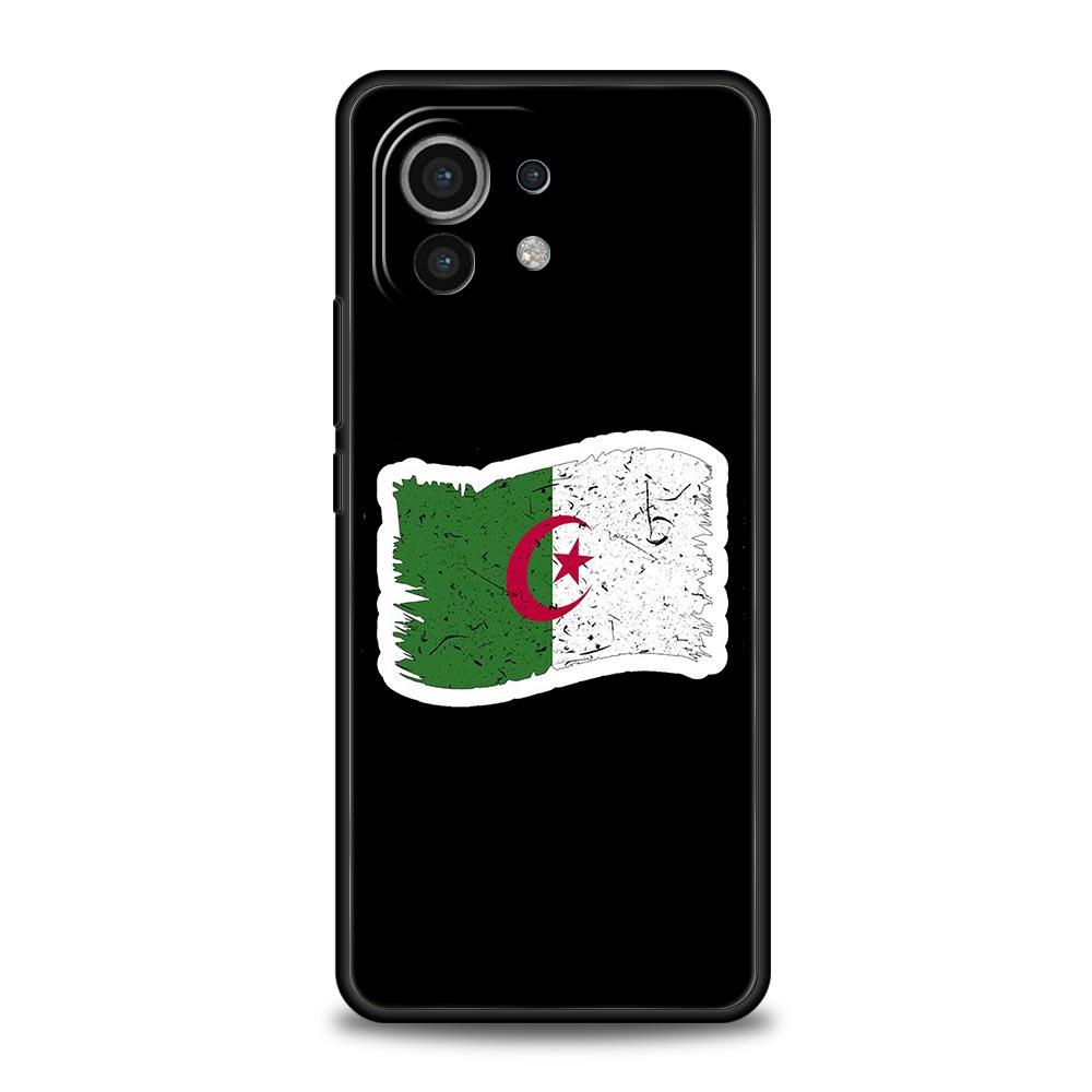 

Чехол для телефона с флагом Алжира для Xiaomi 14 13 12 11 Lite 13T 12T 11T Pro 9T Mi Poco X6 X5 M3 X3 Pro F5 F4 F3 5G силиконовый черный чехол Poco M3