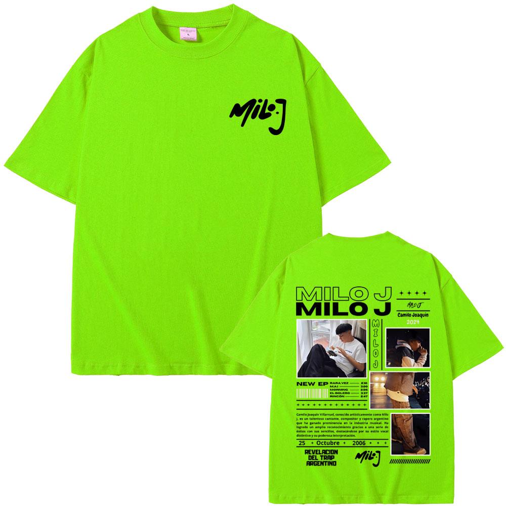 

Rapper Milo J 111 Album Graphic T Shirt Unisex Unisex Hip Hop Fashion Oversized Short Sleeve Tshirt Unisex s Casual Pure Cotton T-shirt 3XL